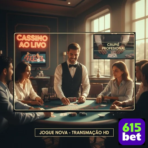 615bet oferece jogos ao vivo com crupiê profissional.