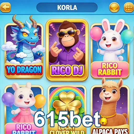 Celular mostrando o aplicativo cassino da 615bet